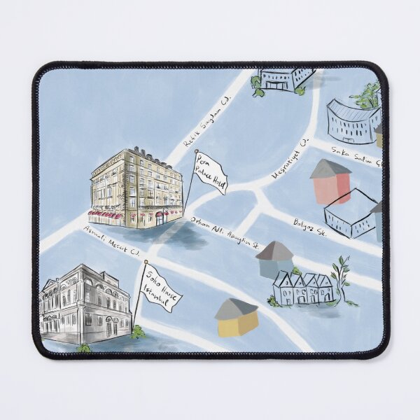 Item preview, Istanbul Map 02 | Painting style designed and sold by Lena Morf.
