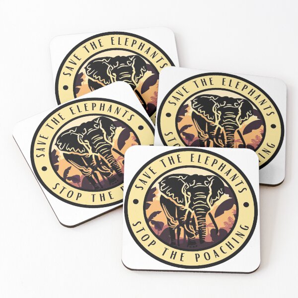 Item preview, Save the Elephants, Stop the Poaching designed and sold by Renatas Traideris.