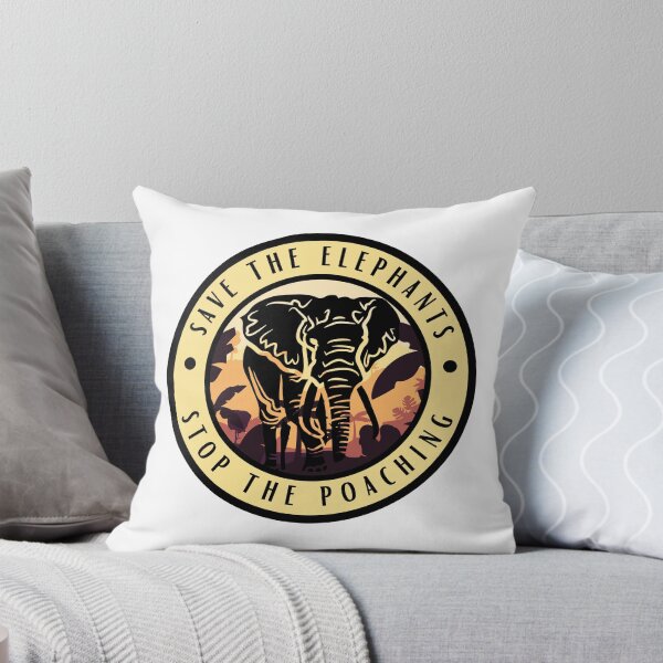 Item preview, Save the Elephants, Stop the Poaching designed and sold by Renatas Traideris.