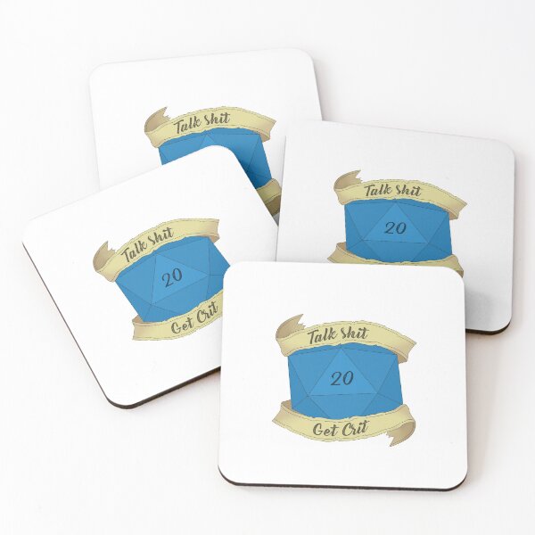 Item preview, Talk Shit, Get Crit designed and sold by DiceUponaTime.