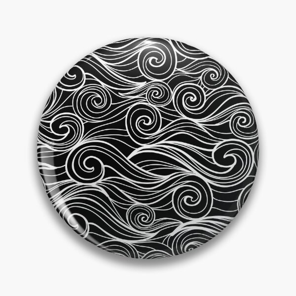 Item preview, Sea Waves Seamless Pattern White designed and sold by DIYarts.