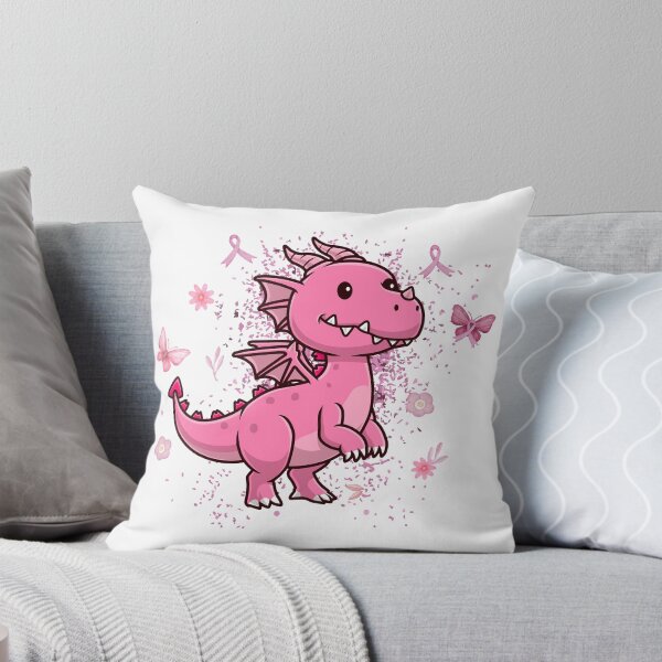 Artikelvorschau, I Wear Pink For My Nana Breast Cancer Awareness – süße rosa Dinosaurier und Schmetterlinge entworfen und verkauft von Looks-great.