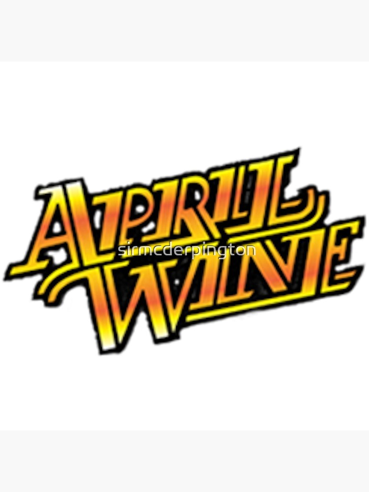 April Wine Rock Greeting Card By Sirmcderpington Redbubble