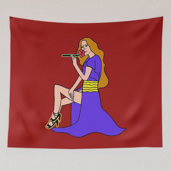 Item preview, Mujer empoderada - ¡Bésame, besa mi rosa! designed and sold by drawkwardly.