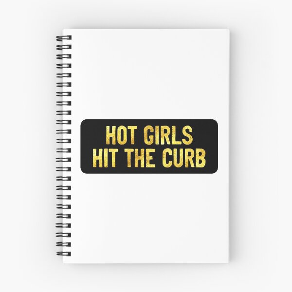 Item preview, Hot Girls Hit The Curb Funny Helmet designed and sold by Sour Soul.