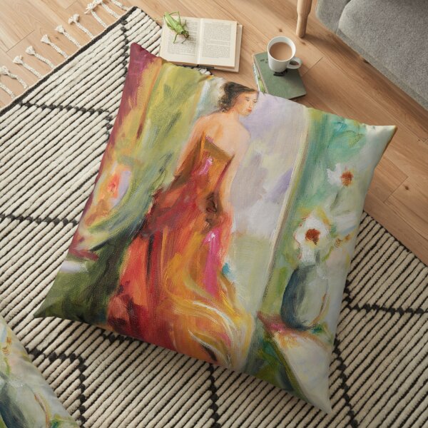 An Evening Out Floor Pillow