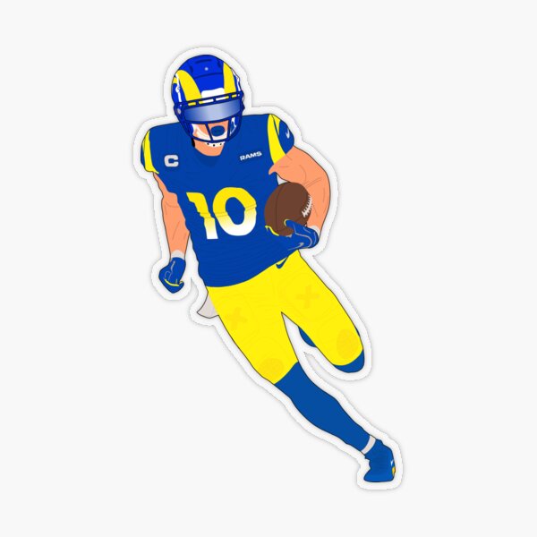 Cooper Kupp #10 Touchdown Catches Sticker for Sale by ManagerRules