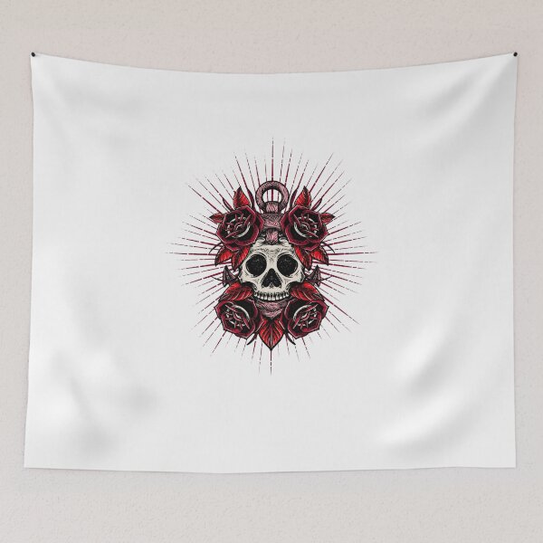 Item preview, skull with floral designed and sold by Artezia.