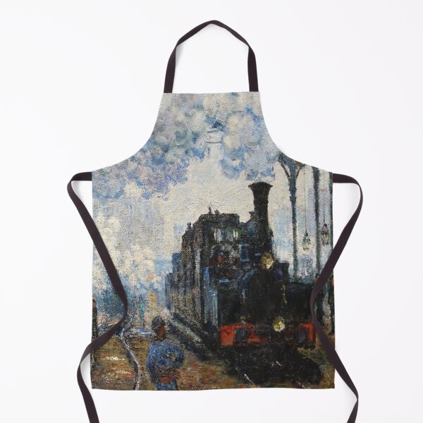 Item preview, Impressionist Art Arrival of the Normandy Train (1877) by Claude Monet designed and sold by Designedbysm.