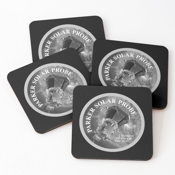 Item preview, The Parker Solar Probe mission official insignia - black and white designed and sold by trendistudio.