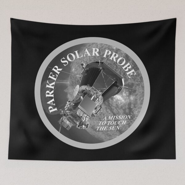 Item preview, The Parker Solar Probe mission official insignia - black and white designed and sold by trendistudio.