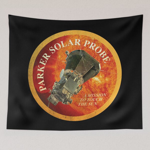 Item preview, the Parker Solar Probe mission official insignia - vintage look designed and sold by trendistudio.