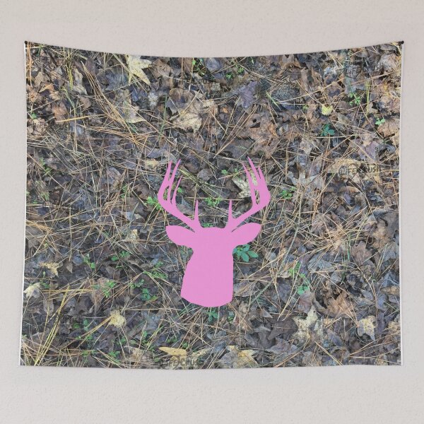 Artikelvorschau, Hot Pink Buck Deer und Tarnungs-Jagddesign entworfen und verkauft von LifeCrush.
