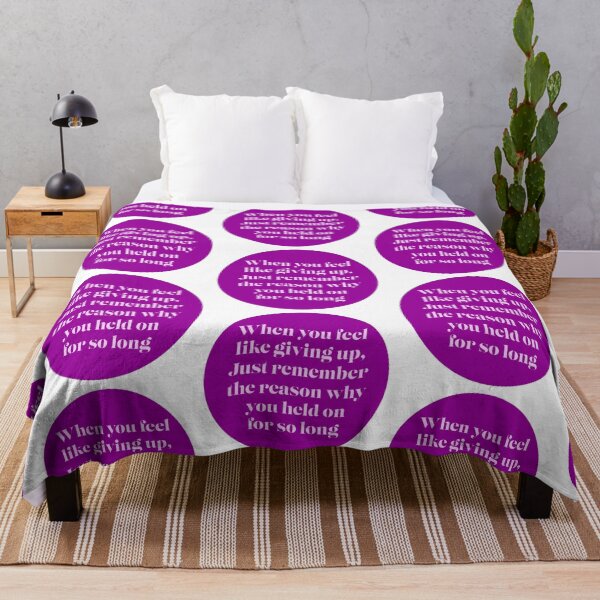 Item preview, When you feel like giving up, just remember the reason why you held on for so long designed and sold by CrazyCatChick.