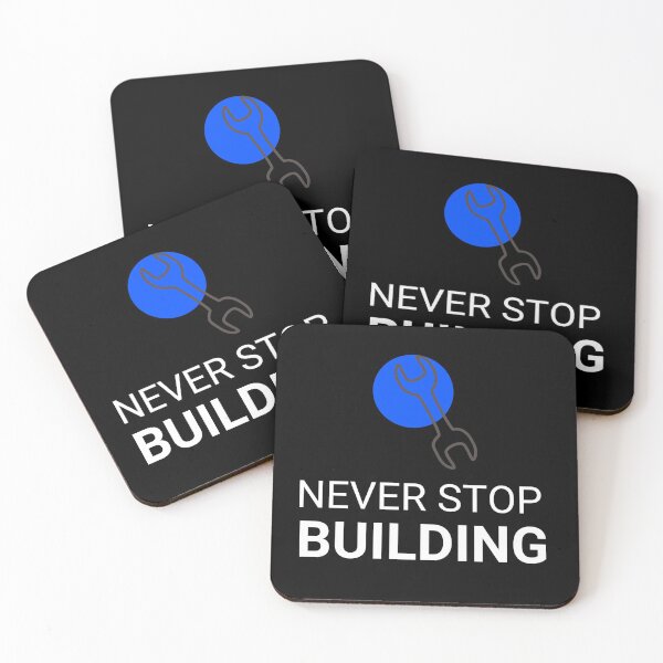 Item preview, Never Stop Building designed and sold by Oreo2020 Creations.