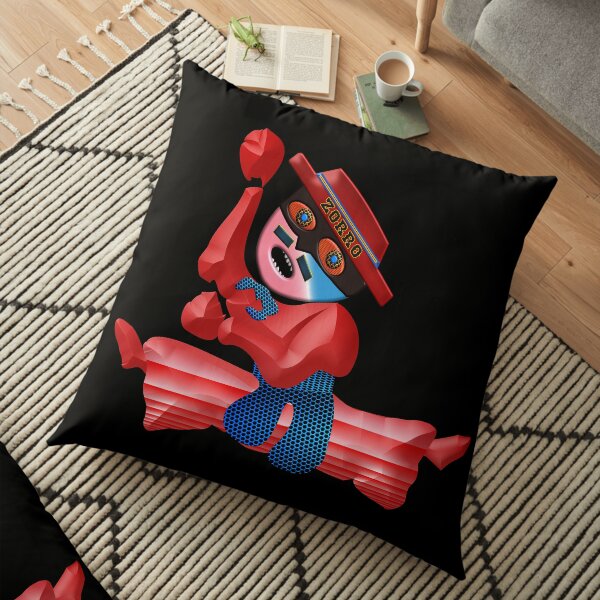 THE LEGEND OF ZORRO IN HIS NEW ADVENTURES FOR KIDS - ZORRO MARTIAL ARTS - ZORRO NINJA - HALLOWEEN PARTY - CHRISTMAS PARTY - GREAT FUN GIFT FOR PARTIES AND COSTUMES3. Floor Pillow