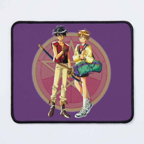 Artikel-Vorschau von Van und Hitomi mit Tarot-Hintergrund - ORIGINAL von SillyFun.redbubble.com, designt und verkauft von SillyFun.