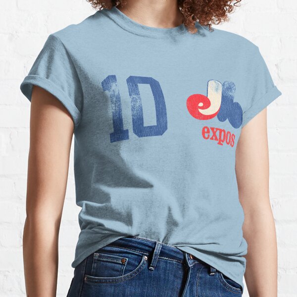 1982 Montreal Expos Artwork: Women's Tri-Blend Varsity V-neck T-Shirt