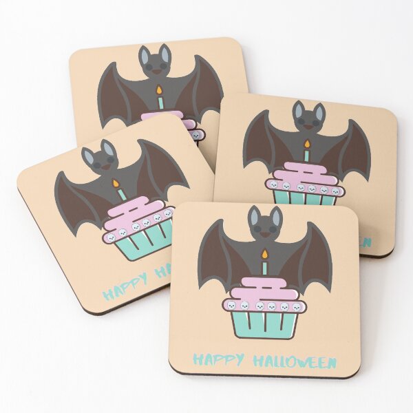 Item preview, Halloween Bat Cake Cute designed and sold by ArtbyCharmante.