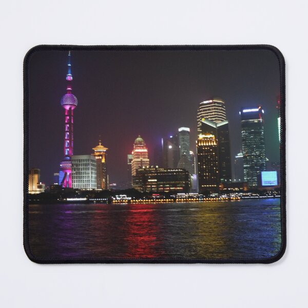 Artikelvorschau, Asien, China, Shanghai, Bund, bei Nacht, Fotografie,BebiCervin entworfen und verkauft von BebiCervin.
