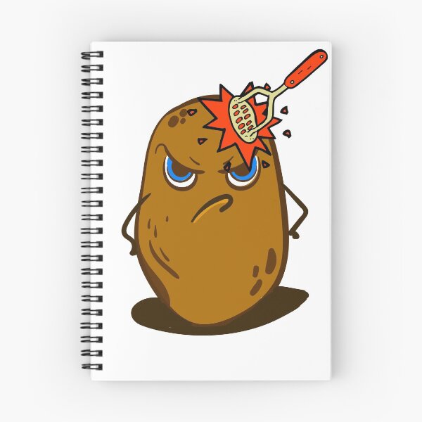 Item preview, Angry Cute Spud Potato  designed and sold by Beluved.