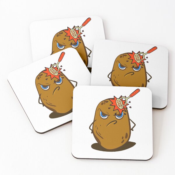 Item preview, Angry Cute Spud Potato  designed and sold by Beluved.