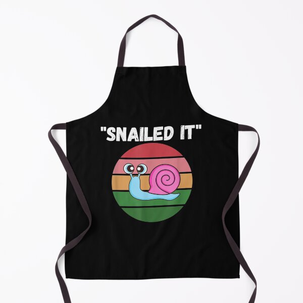 Item preview, Snailed it Spirit Animal Funny Snail Slug Lazy Puns  designed and sold by Kordowski.