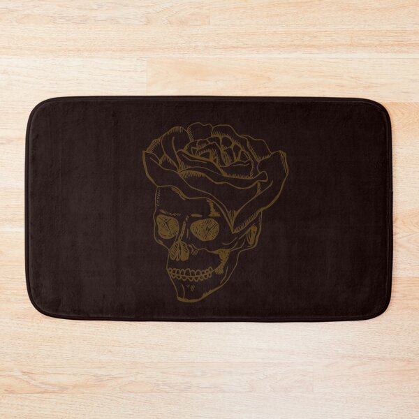 Item preview,  Brown Skull with flower designed and sold by CassieTran.