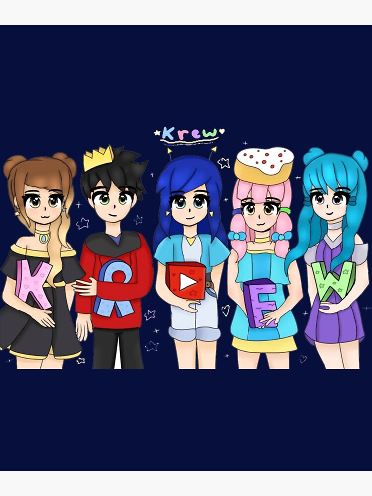 Itsfunneh And The Krew Poster For Sale By Roberto Ca Redbubble