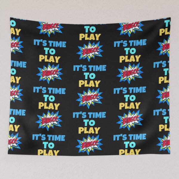 Item preview, It's Time To Play The Best Play Bingo designed and sold by BhavyaBathla.