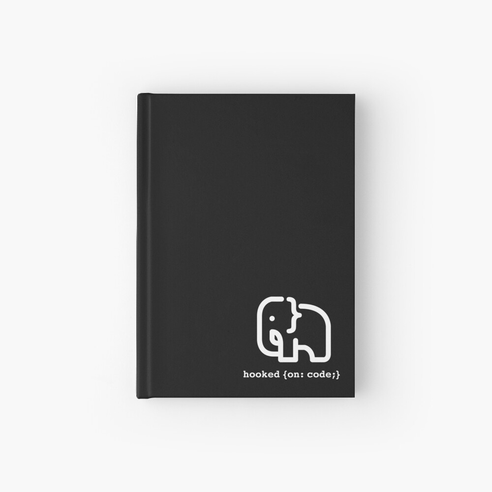 Item preview, Hardcover Journal designed and sold by hookedoncode.