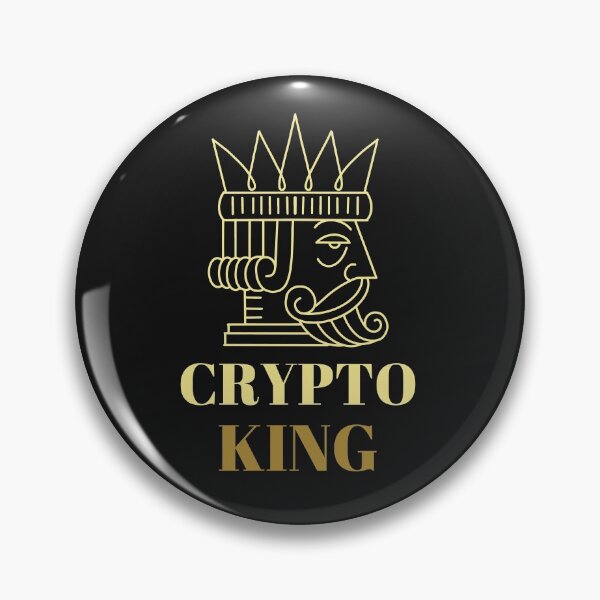 Item preview, Crypto King Cryptocurrency Design designed and sold by Funny-Tees4U.