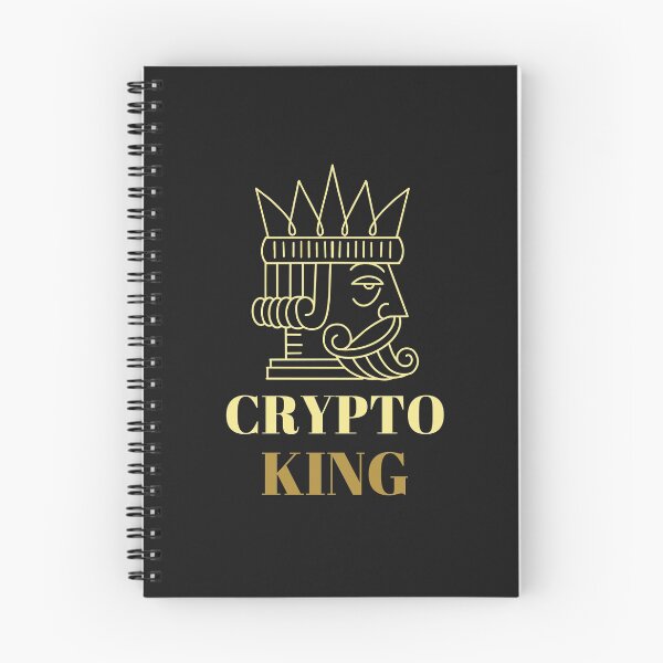 Item preview, Crypto King Cryptocurrency Design designed and sold by Funny-Tees4U.