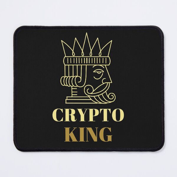 Item preview, Crypto King Cryptocurrency Design designed and sold by Funny-Tees4U.