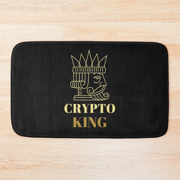 Item preview, Crypto King Cryptocurrency Design designed and sold by Funny-Tees4U.