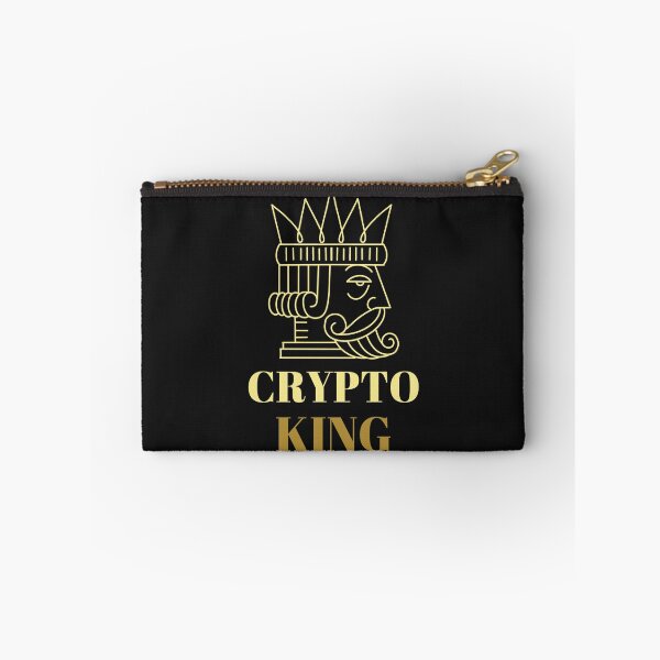 Item preview, Crypto King Cryptocurrency Design designed and sold by Funny-Tees4U.