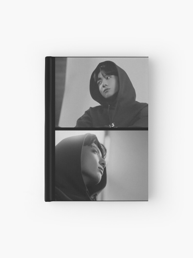 Jungkook Black hoodie Hardcover Journal for Sale by gminforever5