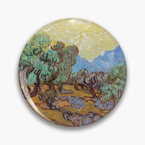 Item preview, Vincent van Gogh's Olive Trees (1889) famous landscape painting designed and sold by dastore22.