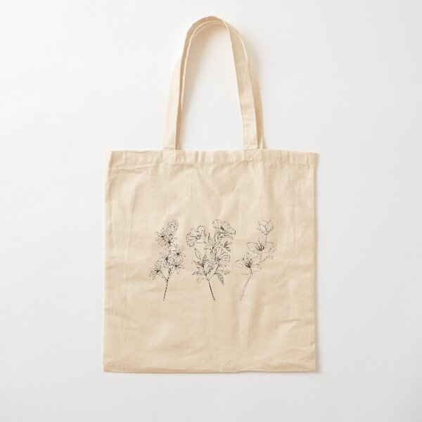 Item preview, 3 flowers tote bag designed and sold by eve.x.