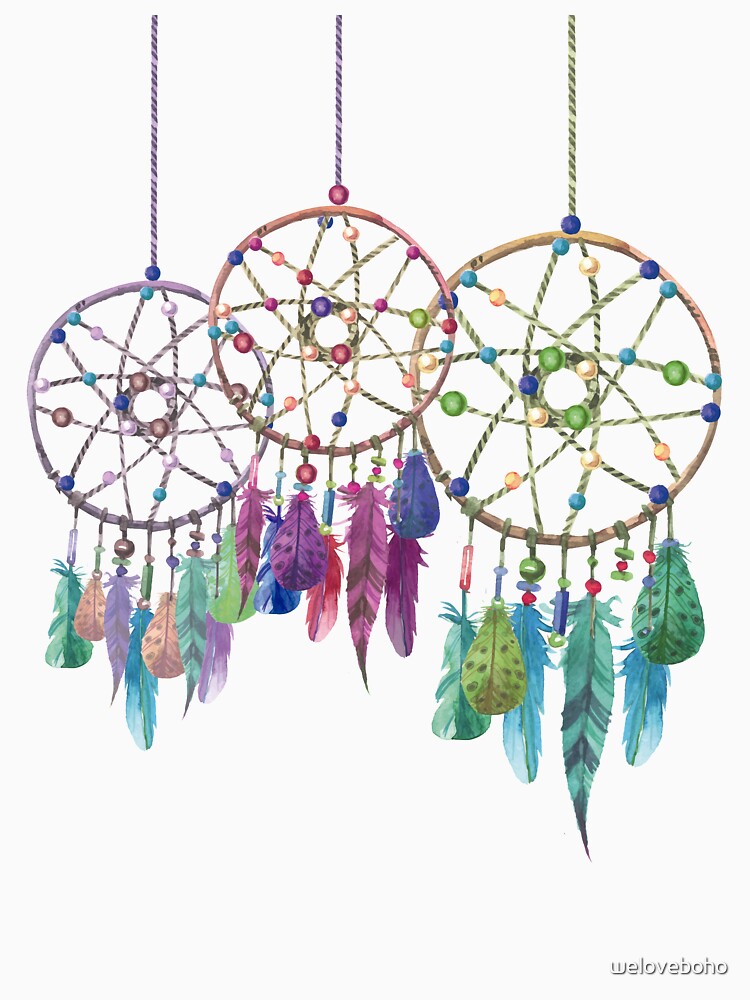 Imagen 7 de 7, Camiseta clásica con la obra Dreamcatcher 4, diseñada y vendida por weloveboho.