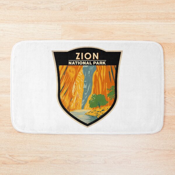 Item preview, Zion National Park Utah The Narrows Badge designed and sold by KrisSidDesigns.
