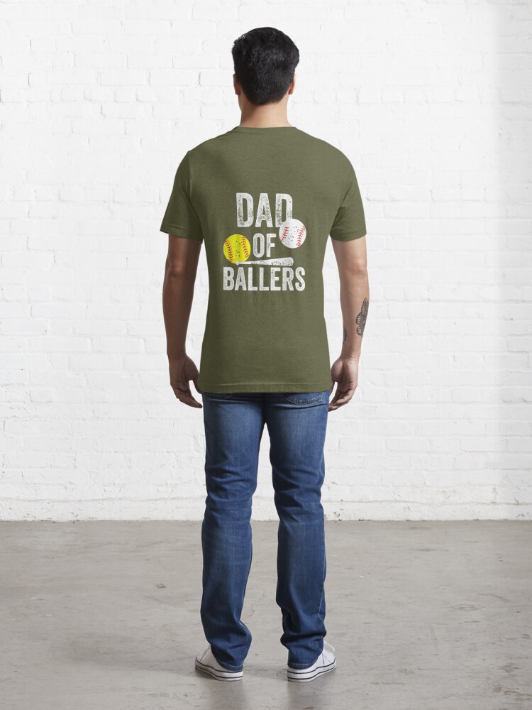 Dad Of Ballers Funny Baseball Softball Game Fathers Day Gift T-shirt for  Sale by DenisJoc, Redbubble