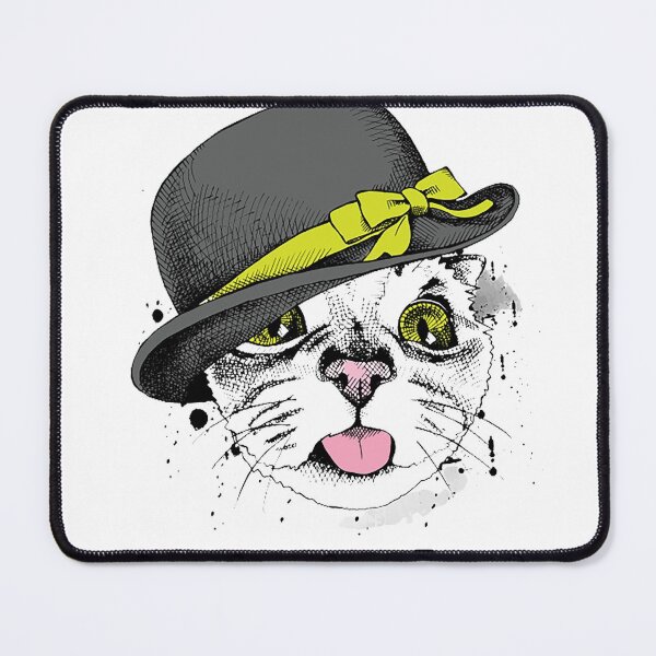 Item preview, cat eye holiday hat dear stickers designed and sold by QueenT-shirt.