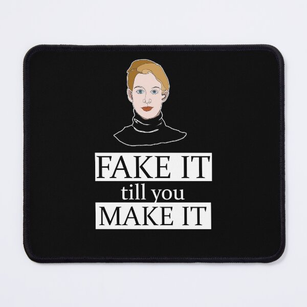 Item preview, Fake it till you make it art shirt designed and sold by meowspring.