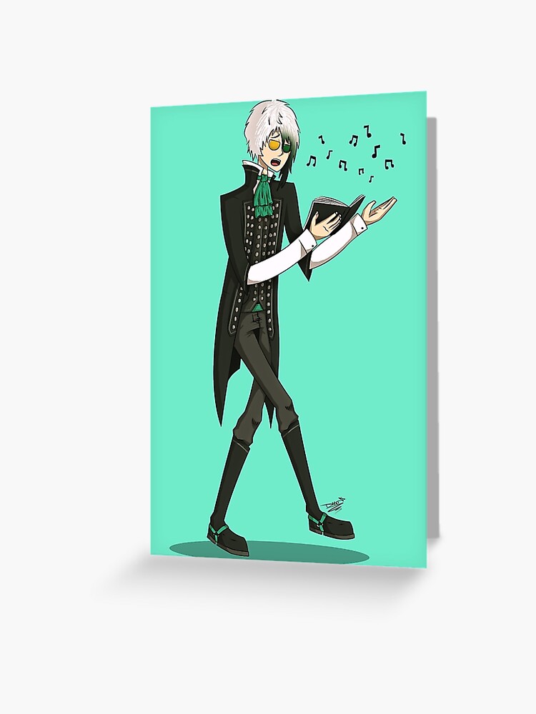 Lysandre Singing Amour Sucre Greeting Card By Danidrama Redbubble