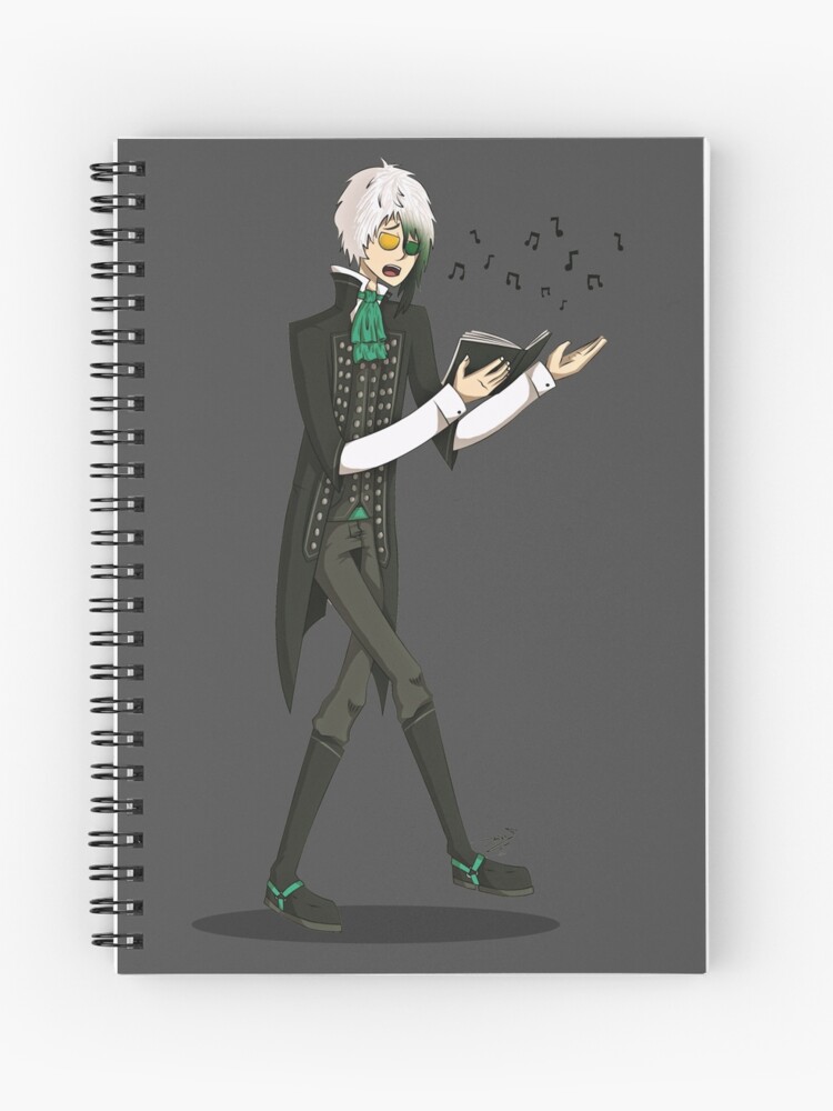 Lysandre Singing Amour Sucre Spiral Notebook By Danidrama Redbubble