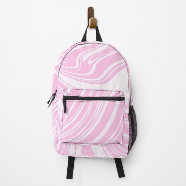 Item preview, Pink and White Abstract Retro 70s Pastel Groovy designed and sold by trajeado14.