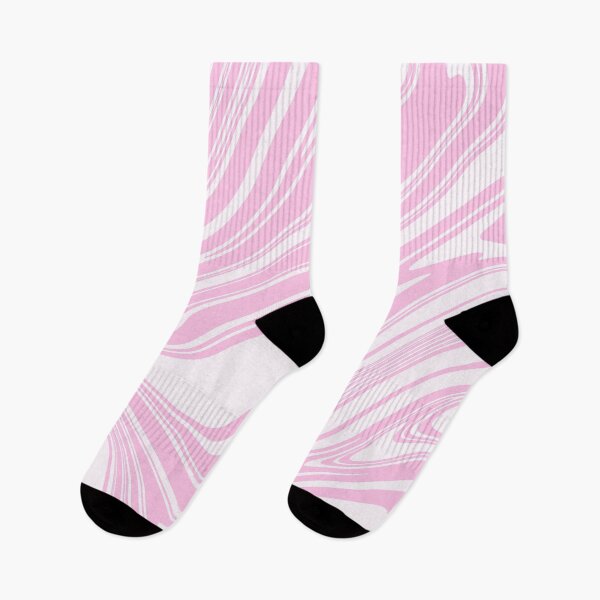 Item preview, Pink and White Abstract Retro 70s Pastel Groovy designed and sold by trajeado14.