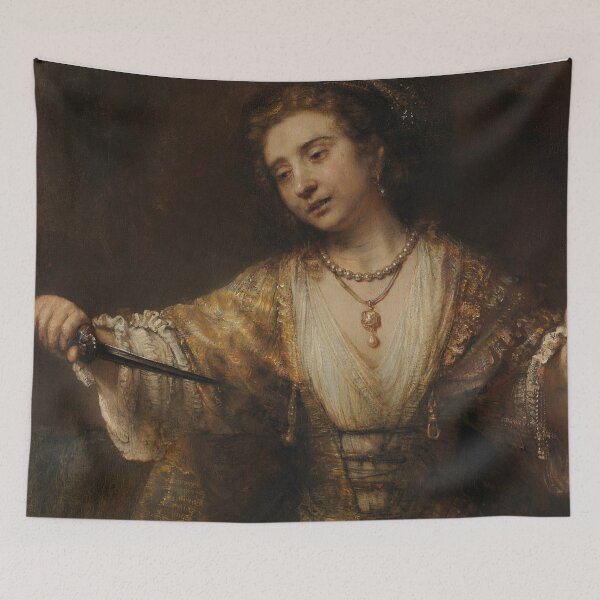 Item preview, Lucretia, Rembrandt designed and sold by Bellathewilde.