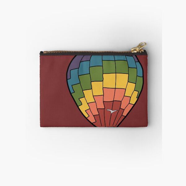 Item preview, Hot air balloon line art colored drawing designed and sold by Anastaciaknits.